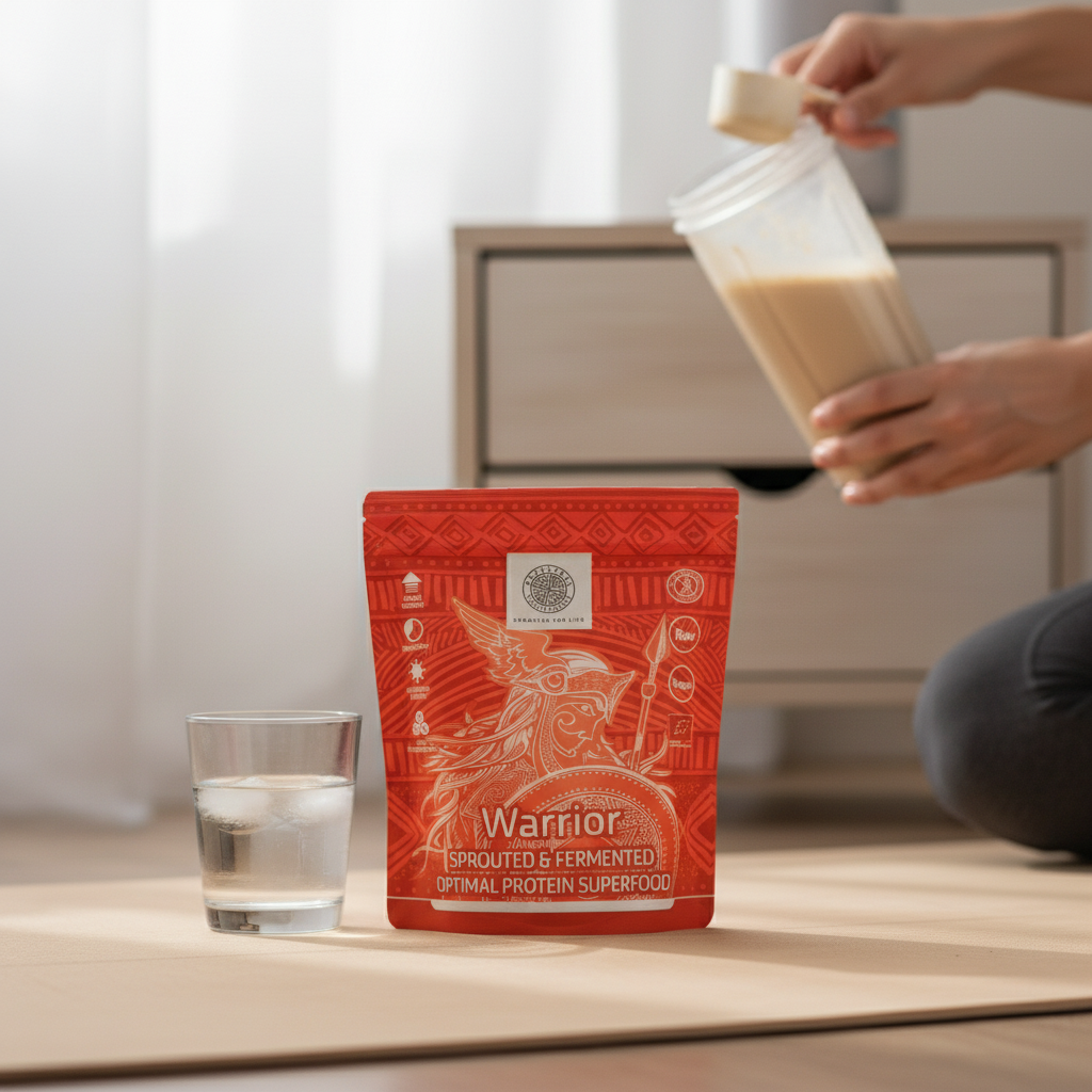 Warrior Mix Proteic Bio Încolțit și Fermentat – Superfood Ancestral pentru Forță și Vitalitate 200g
