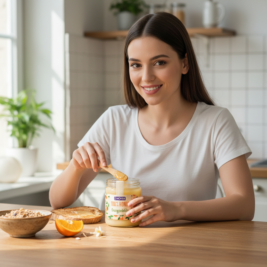 Miere Bio din Flori de Portocal - Hoyer 250g | Delicatesă Aromatică din Italia 3
