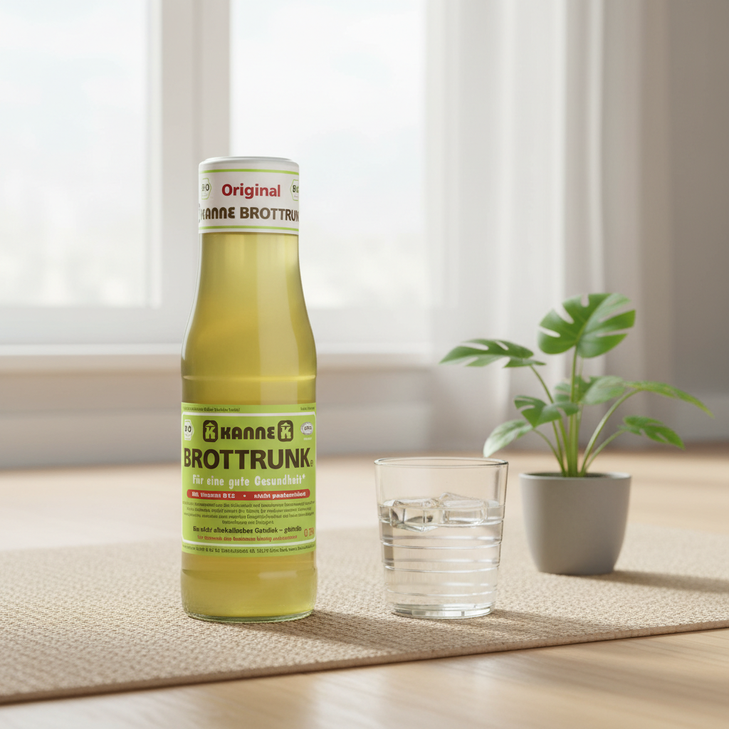 Băutură Probiotică Bio Kanne Brottrunk din Pâine Fermentată (750ml) - Sursă Naturală de Vitamina B12 2