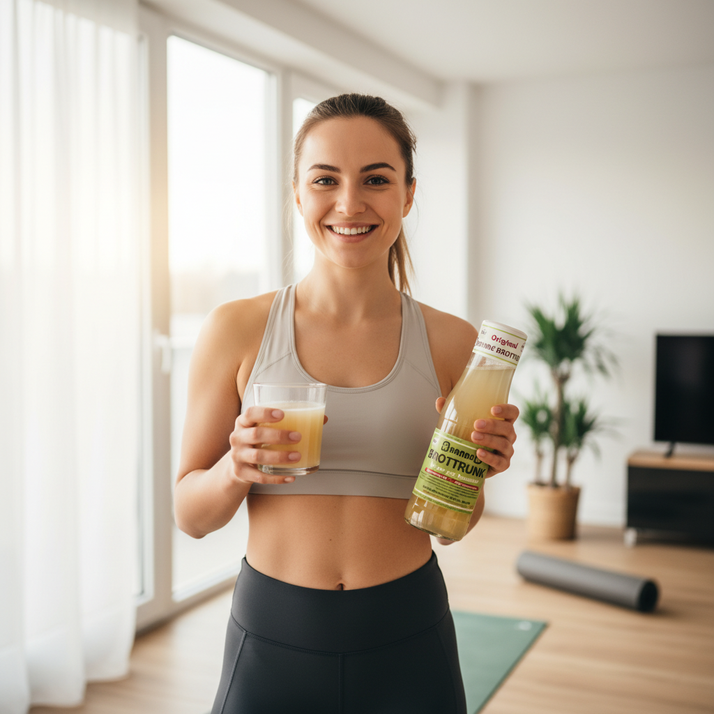 Băutură Probiotică Bio Kanne Brottrunk din Pâine Fermentată (750ml) - Sursă Naturală de Vitamina B12 3