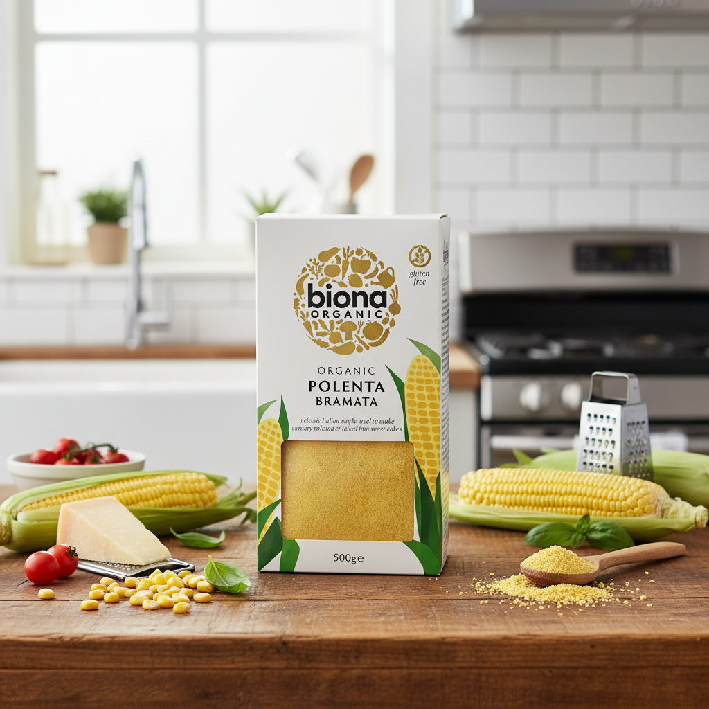 Făină de Mălai Bramata Bio Biona 500g - Polenta Autentică Italiană Fără Gluten 2