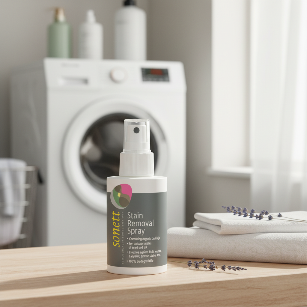 Spray Ecologic pentru Îndepărtarea Petelor Sonett, 100ml - Soluție Naturală pentru Pete Dificile