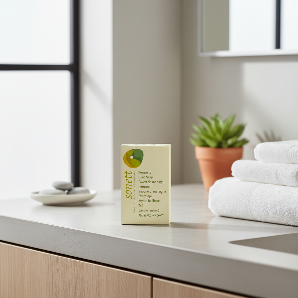 Săpun Solid Ecologic Sensitive Sonett 100g - Neutru, Fără Parfum, Certificat Organic 2