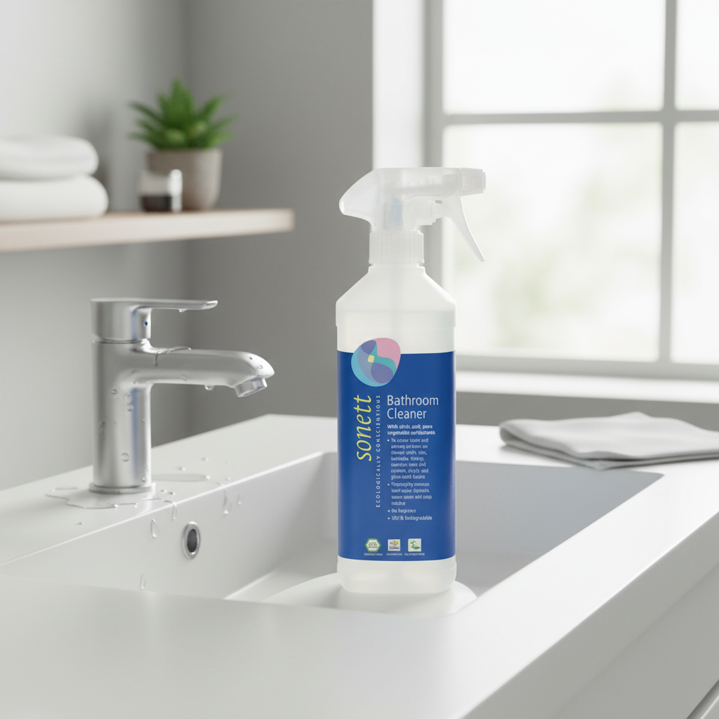Detergent Ecologic Lichid pentru Baie Sonett 500ml - Soluție Anticalcar Naturală cu Acid Citric 2