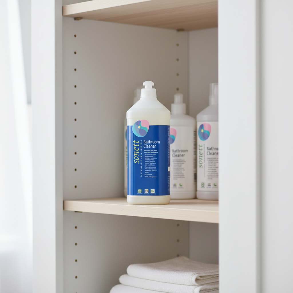 Detergent Lichid Ecologic pentru Baie Sonett 1L - Soluție Anticalcar Naturală cu Acid Citric 2