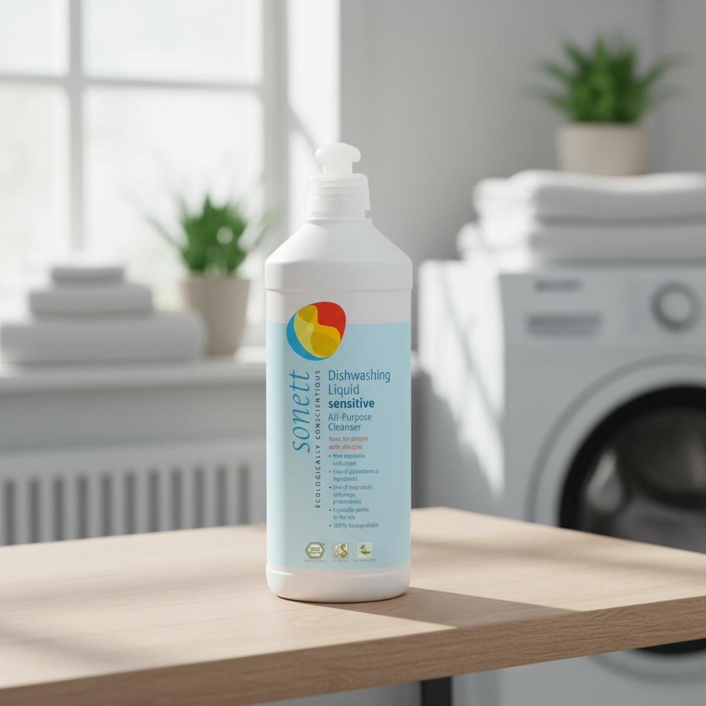 Detergent Lichid Universal Ecologic Sonett Sensitive - Hipoalergen și Fără Parfum, 500ml