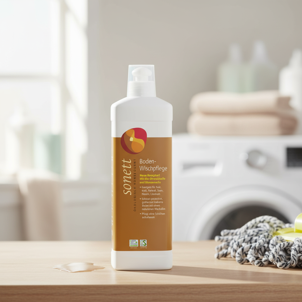 Detergent Ecologic Sonett pentru Pardoseli – Curățare Blândă și Protecție Naturală cu Ulei de Măsline și Ceară de Albine, 500ml