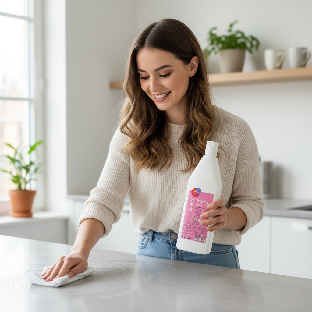 Cremă Abrazivă Ecologică Sonett pentru Suprafețe Delicate – Curățare Profundă 500ml 3