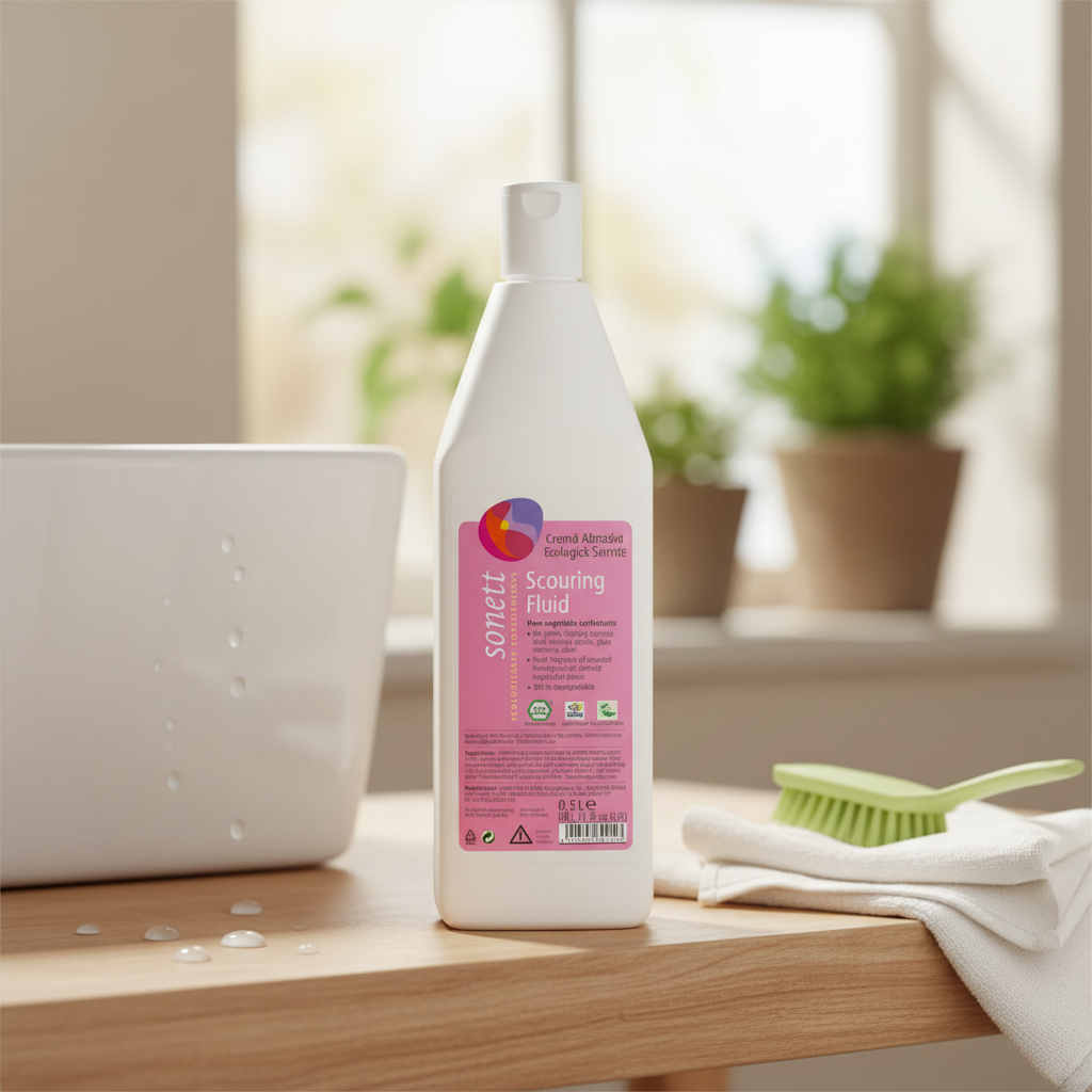 Cremă Abrazivă Ecologică Sonett pentru Suprafețe Delicate – Curățare Profundă 500ml