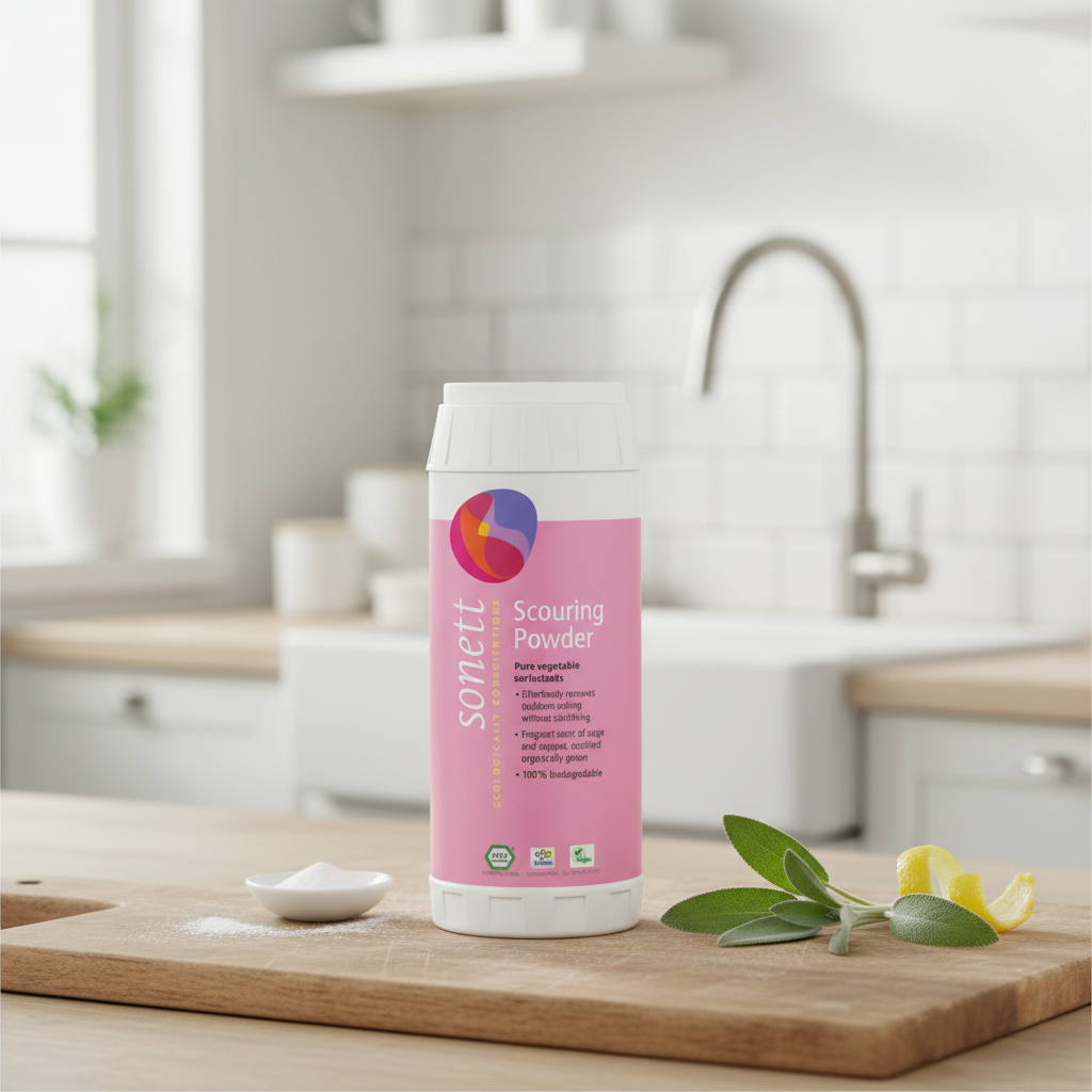 Praf de Curățat Ecologic Sonett 450g – Soluție Universală fără Zgârieturi pentru Baie și Bucătărie