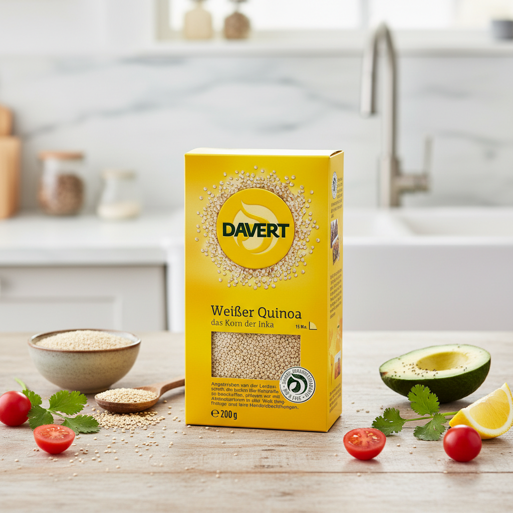 Quinoa Albă Bio Premium Davert - Superfood Ancestral Bogat în Proteine, 200g 2