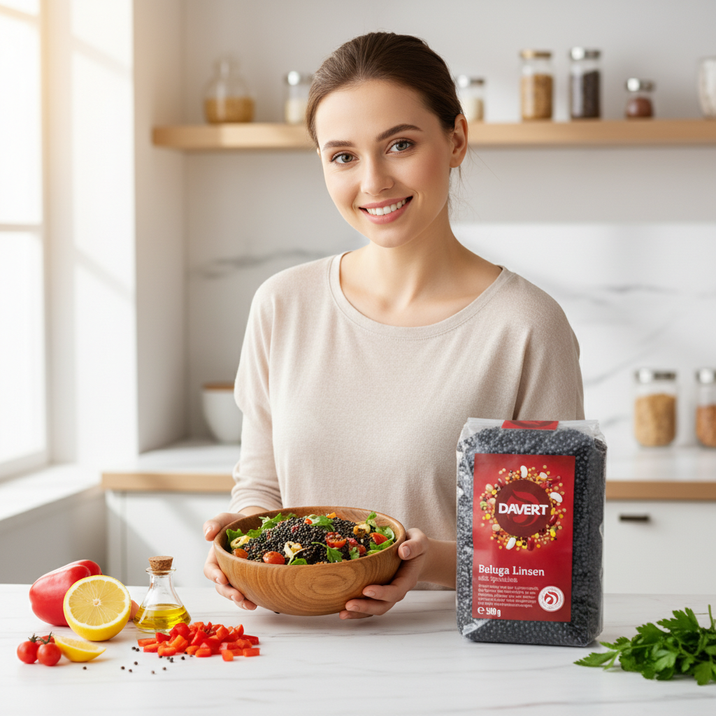 Linte Neagră Beluga Bio Davert 500g - Caviarul Vegetarian pentru Preparate Gourmet 3