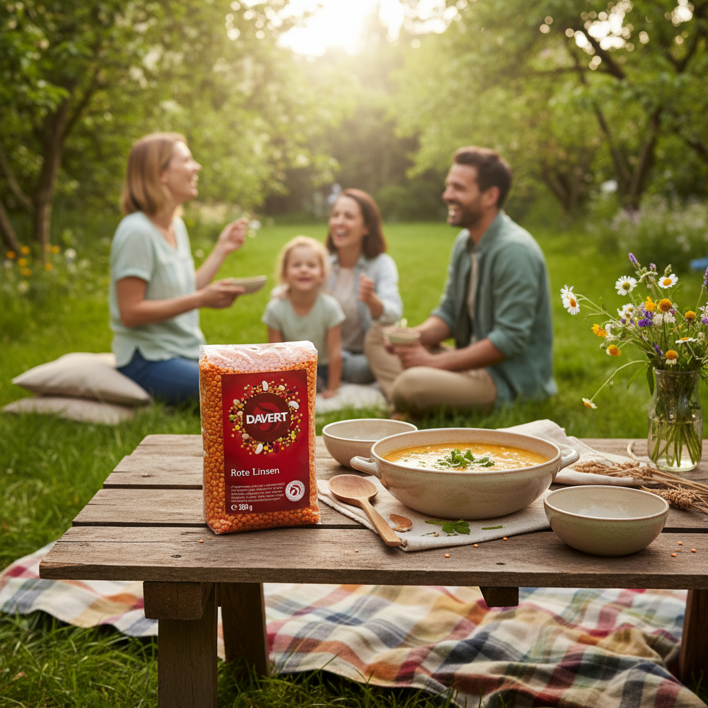 Linte Roșie Bio Davert 500g - Sursă Premium de Proteine Vegetale și Fibre pentru Rețete Nutritive 3
