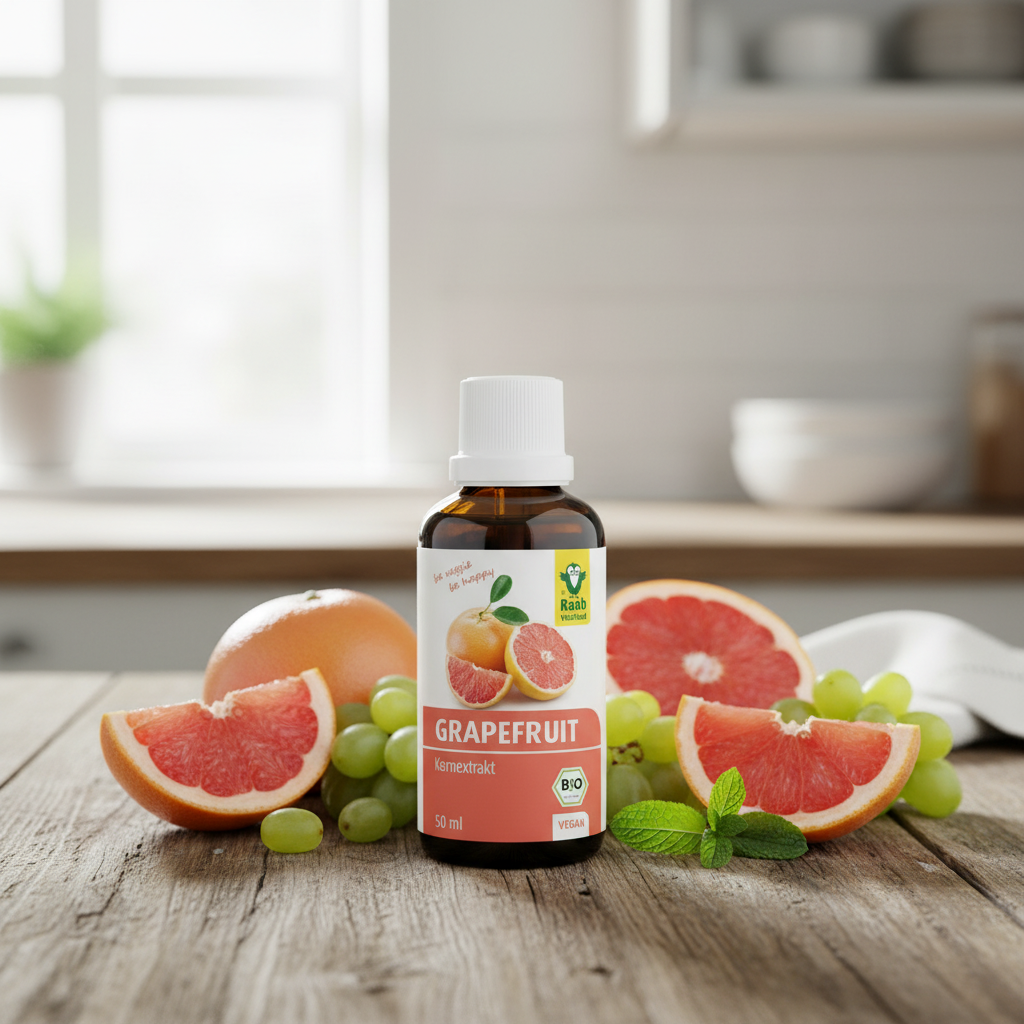 Extract Bio din Sâmburi de Grapefruit 50ml Raab Vitalfood - Imunitate & Protecție Naturală