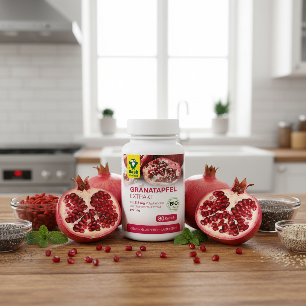Extract Bio de Rodie Raab Vitalfood - 80 Capsule Vegane cu Polifenoli Standardizați 2