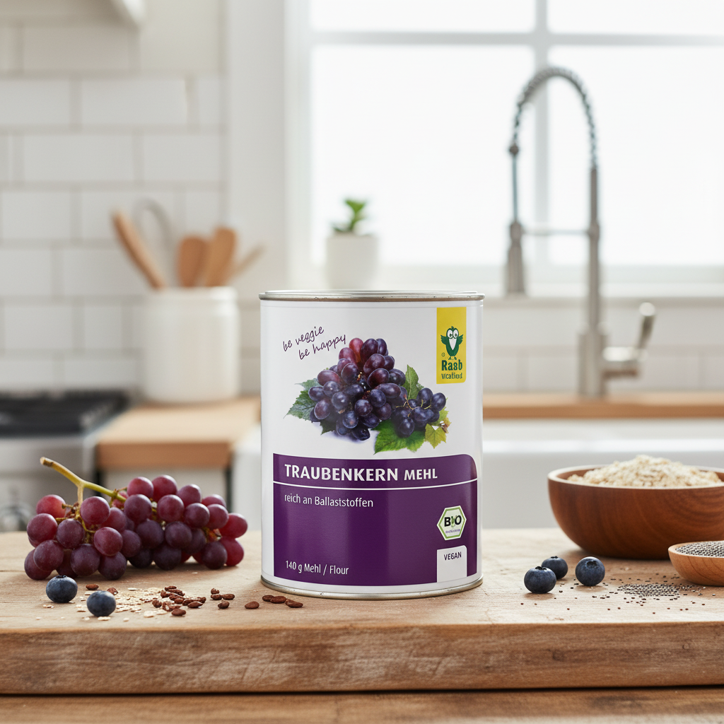 Făină din Sâmburi de Struguri Bio Raab 140g - Antioxidant Natural Bogat în OPC 2