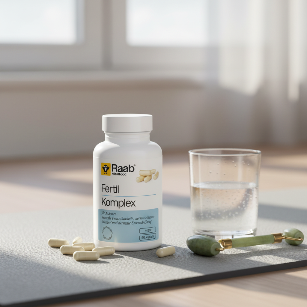 Complex Fertilitate Bărbați Raab - Suport Natural cu Maca, Zinc și Seleniu pentru Sănătate Reproductivă, 90 Capsule