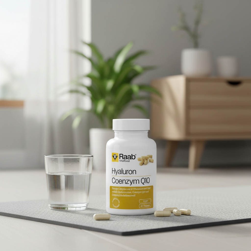 Acid Hialuronic & Coenzima Q10 Raab Vitalfood - Complex Vegan pentru Frumusețe și Vitalitate (60 Capsule) 2
