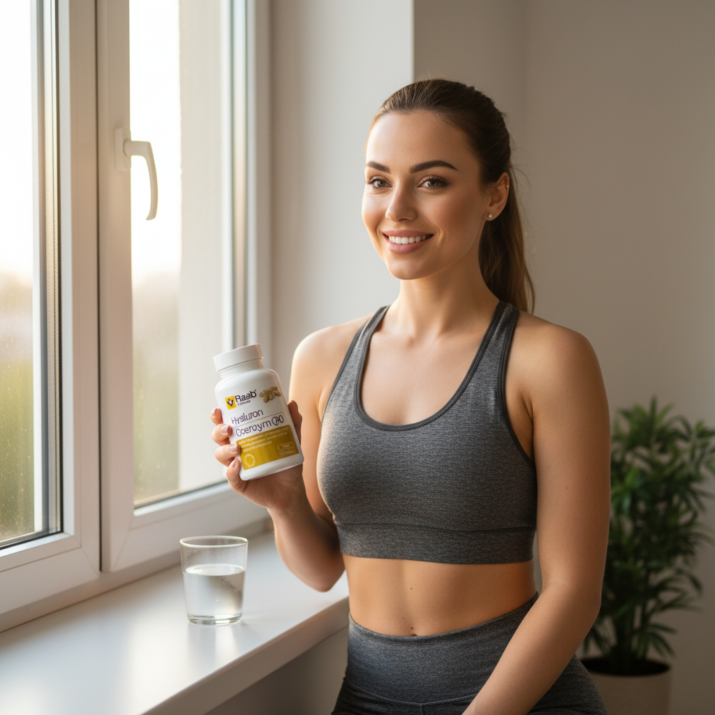 Acid Hialuronic & Coenzima Q10 Raab Vitalfood - Complex Vegan pentru Frumusețe și Vitalitate (60 Capsule) 3