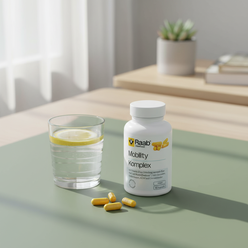 Complex Mobilitate Vegan cu Glucozamină, MSM, Acid Hialuronic și Curcumină - Raab Vitalfood (90 capsule) 2