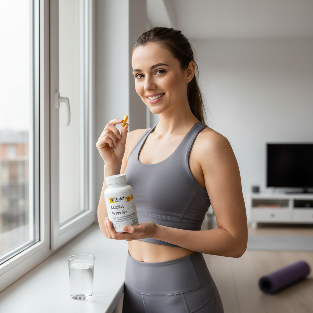 Complex Mobilitate Vegan cu Glucozamină, MSM, Acid Hialuronic și Curcumină - Raab Vitalfood (90 capsule) 3