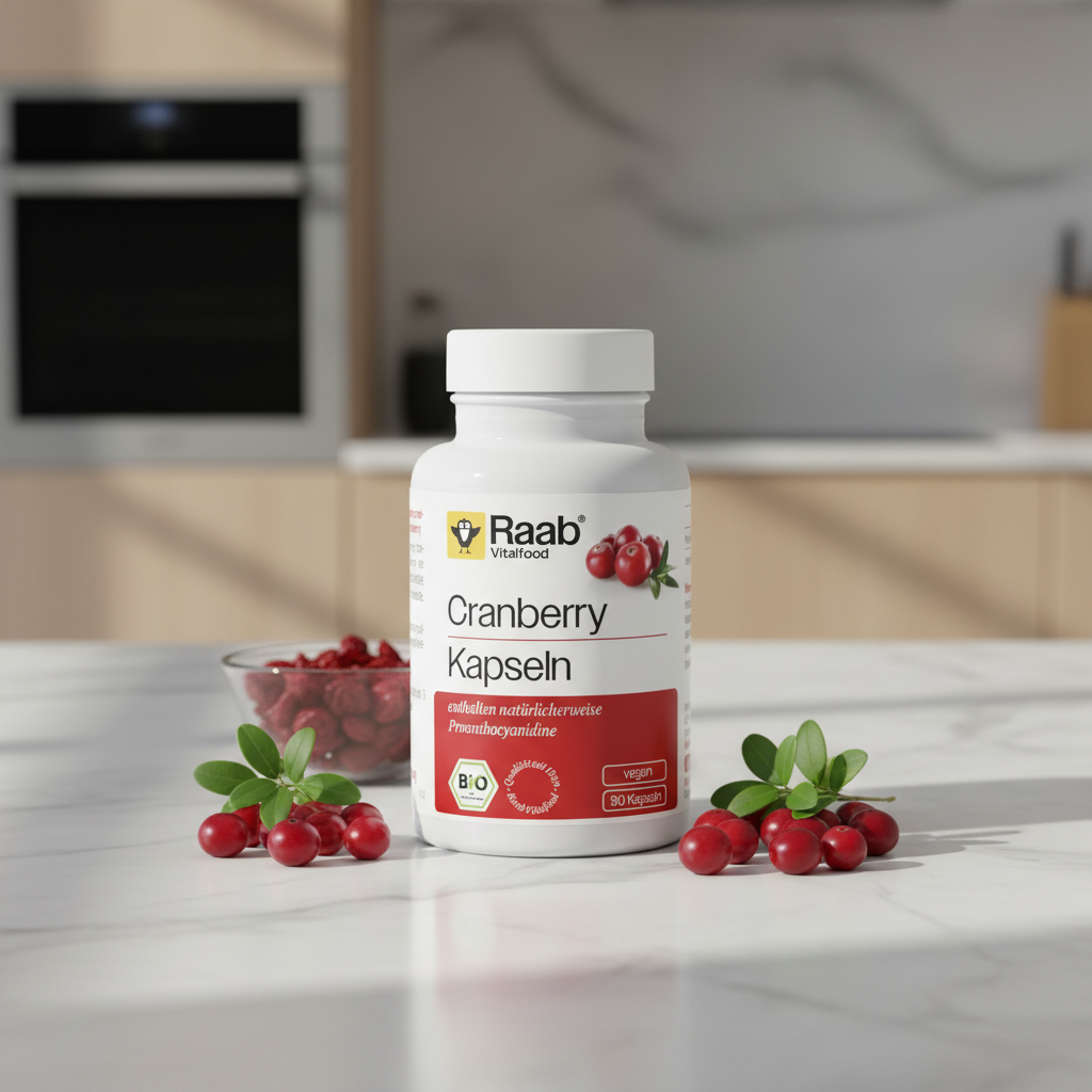 Capsule de Merișor Forte Bio 440mg Raab - Susținere Naturală a Tractului Urinar