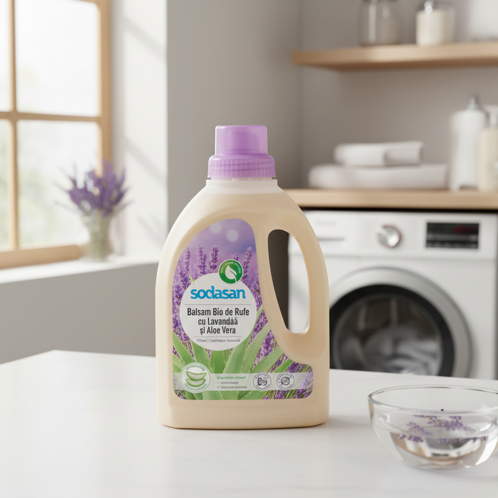 Balsam Bio de Rufe cu Lavandă și Aloe Vera - Sodasan 750ml | Catifelare Naturală 2