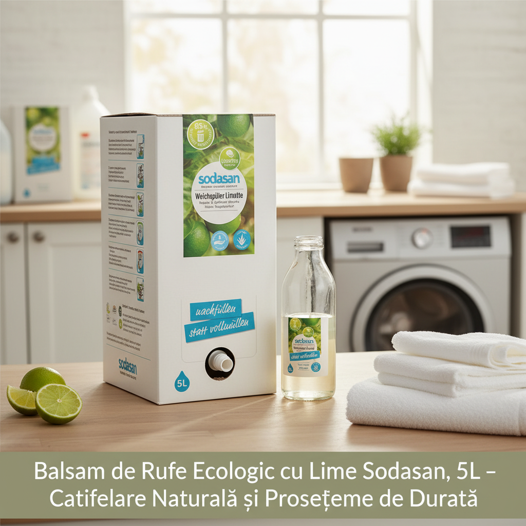 Balsam de Rufe Ecologic cu Lime Sodasan, 5L – Catifelare Naturală și Prospețime de Durată 2