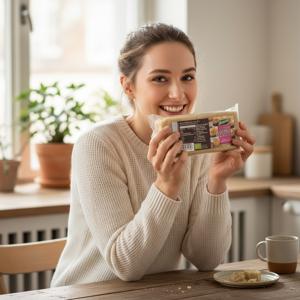 Martipan Fin cu Miere Bio Dennree 250g - Rețetă Pură fără Zahăr Rafinat 3