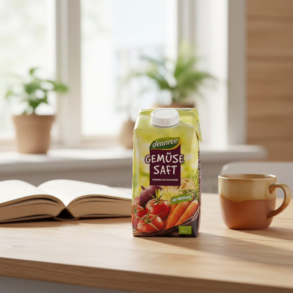 Suc de Legume Bio Dennree 500ml – Un Elixir Natural de Vitalitate și Sănătate Pură, Certificat Organic