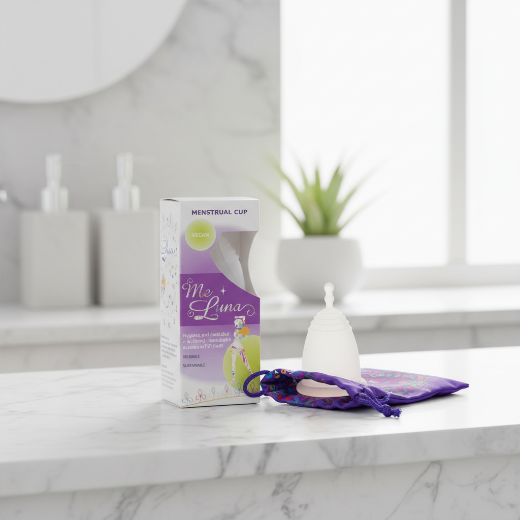 Cupă Menstruală Me Luna Classic Mărimea S - Igienă Intimă Sustenabilă și Vegană din TPE Medical 2