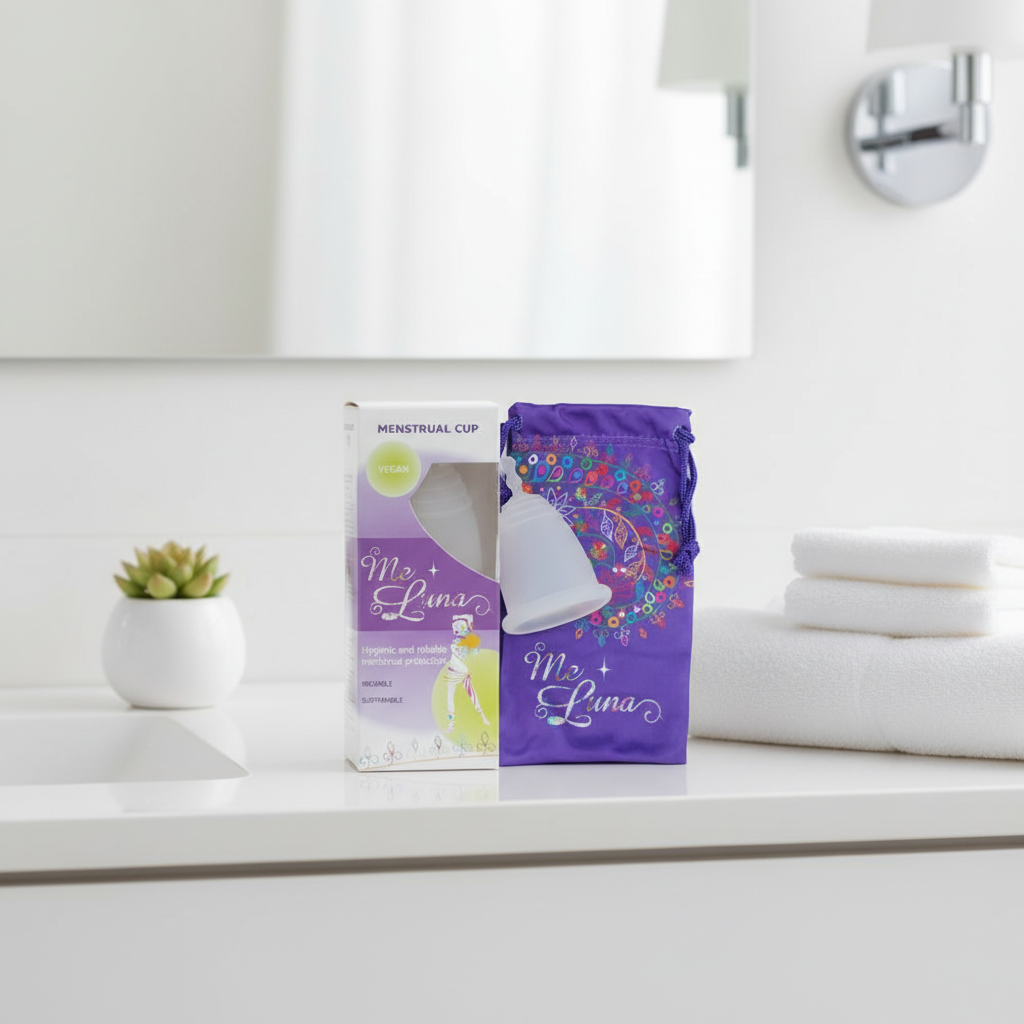 Cupă Menstruală Me Luna Classic Mărimea S - Igienă Intimă Sustenabilă și Vegană din TPE Medical