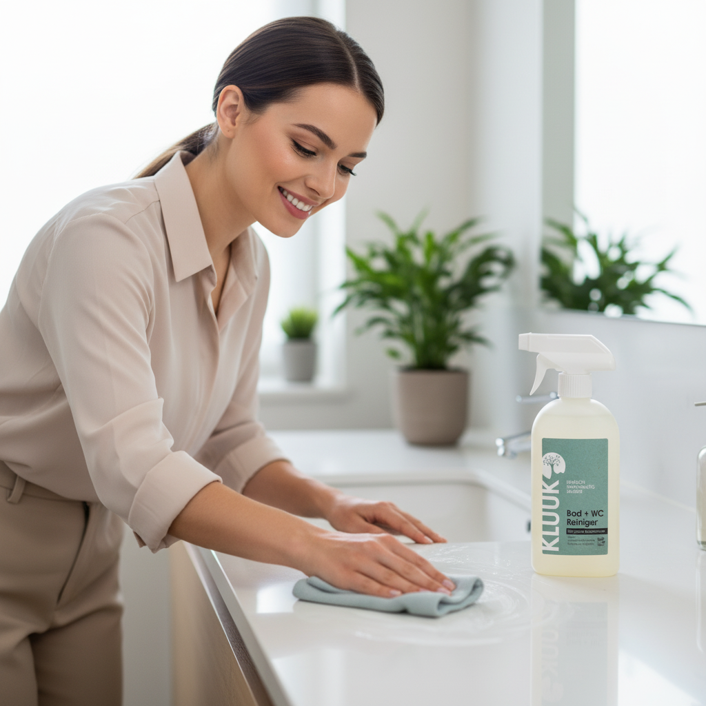 Soluție Ecologică de Curățare pentru Baie și Toaletă Kluuk 500ml - Anticalcar & Igienizant 3