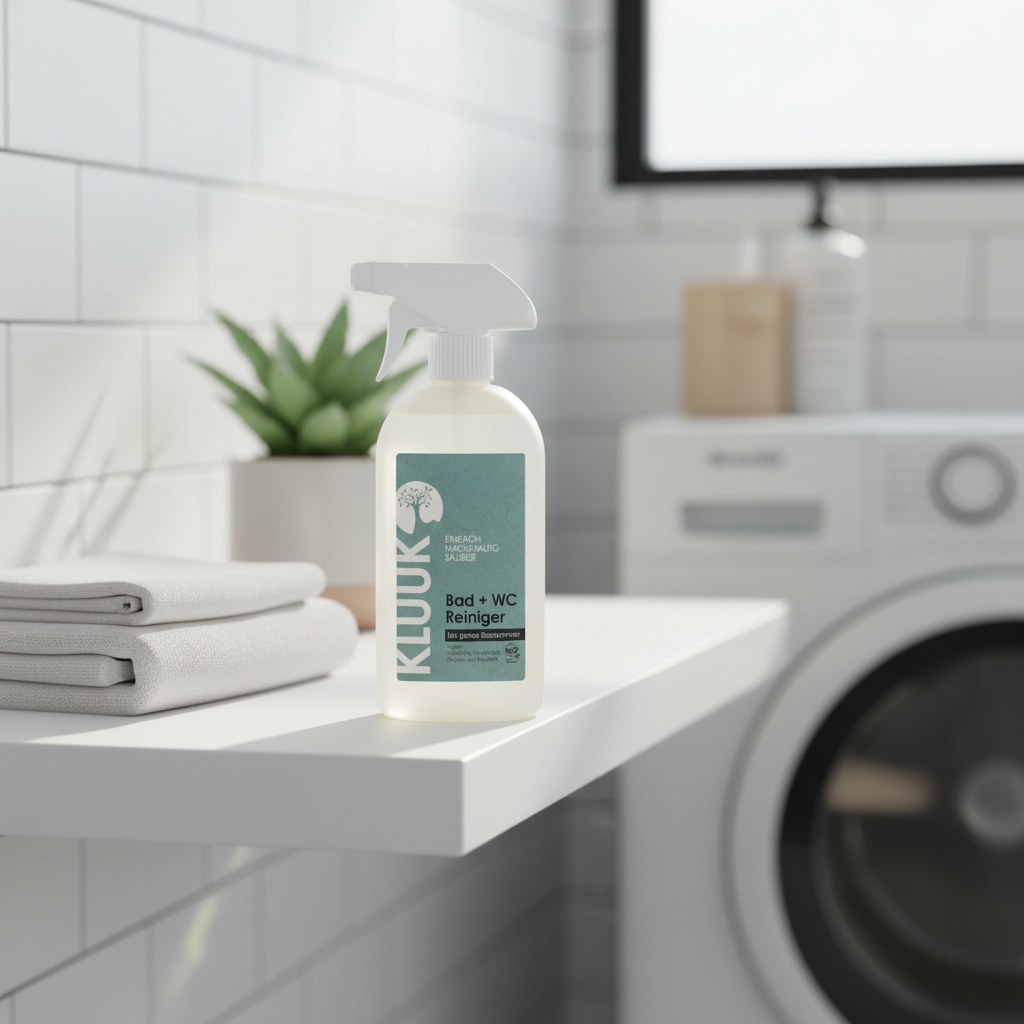 Soluție Ecologică de Curățare pentru Baie și Toaletă Kluuk 500ml - Anticalcar & Igienizant