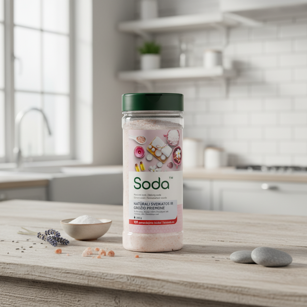 Mix pentru Baie Relaxant cu Bicarbonat de Sodiu și Sare de Himalaya - 500g | Soda