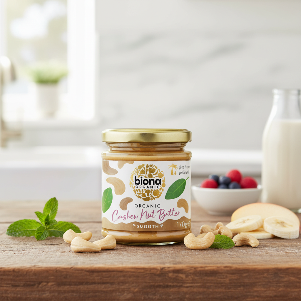 Crema de Caju Bio Fără Ulei de Palmier Biona 170g 2