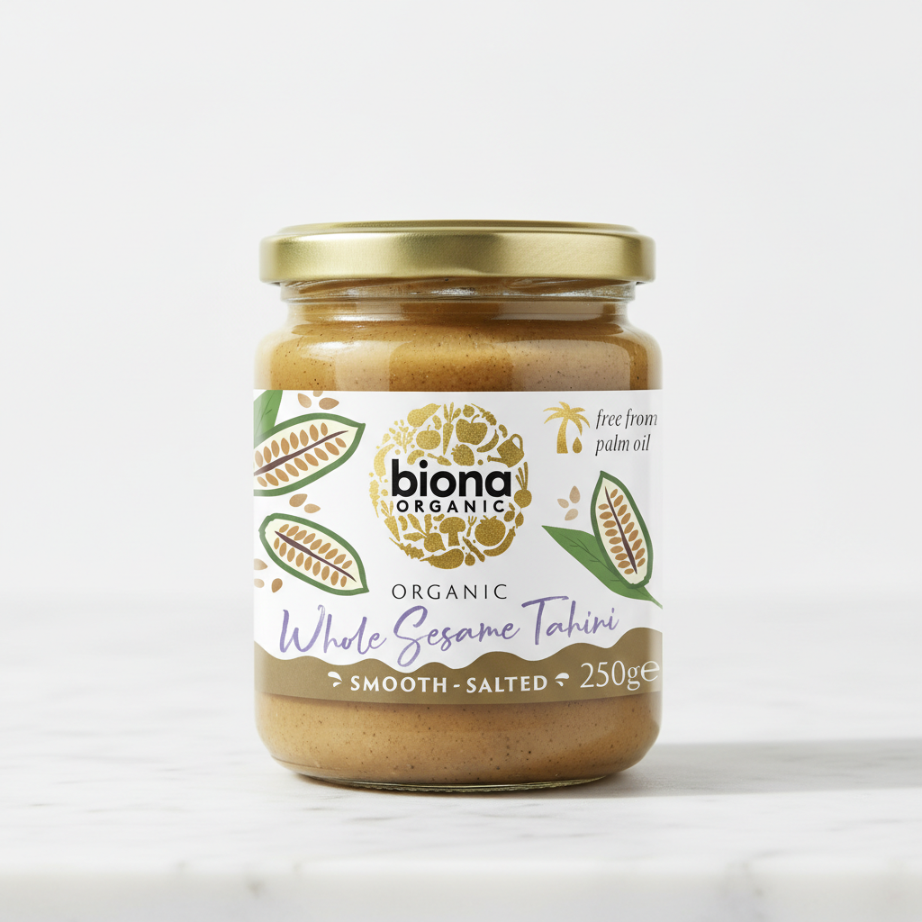 Tahini din Susan Integral Bio Biona – Pastă Fină Naturală, 250g