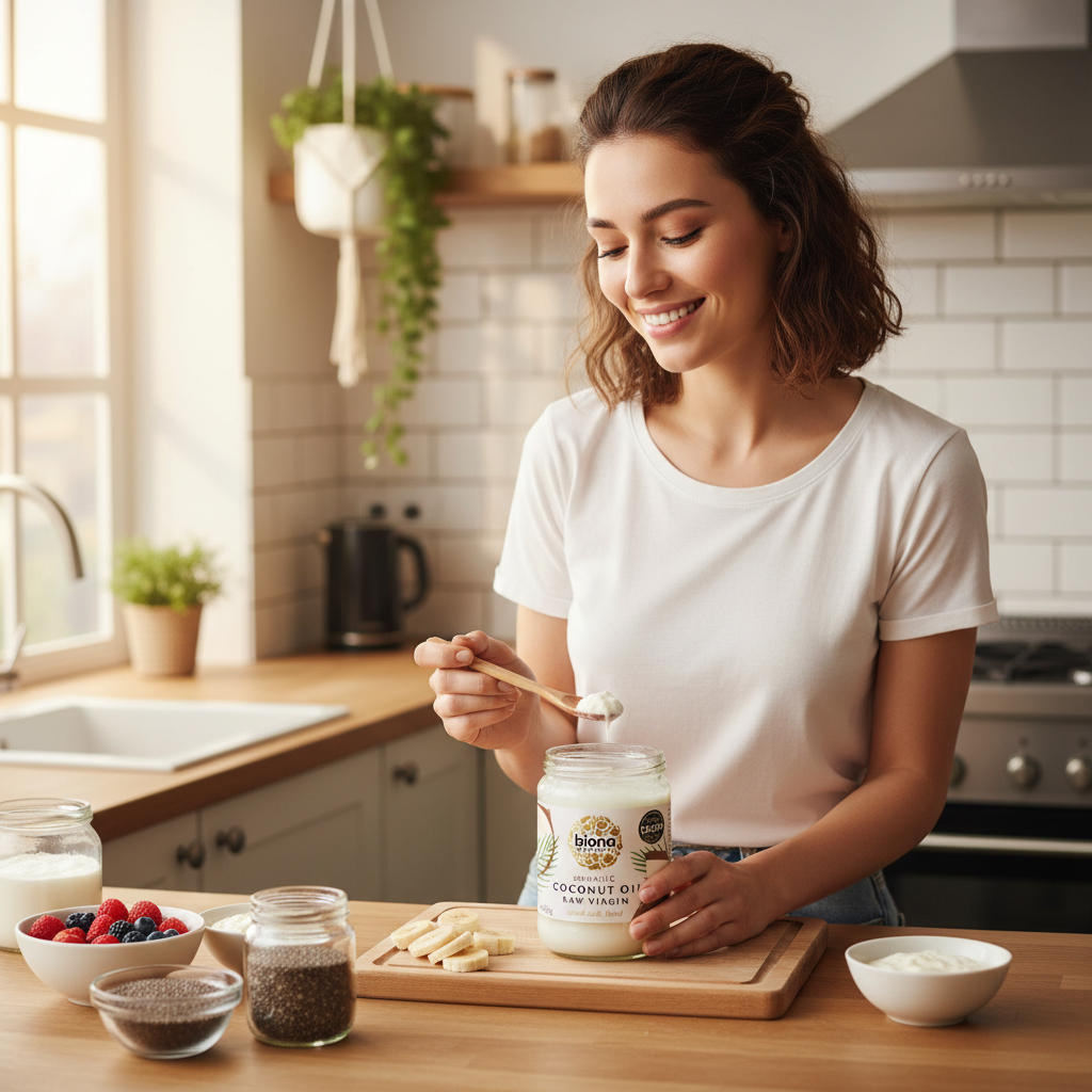 Ulei de Cocos Virgin Bio Presat la Rece Biona 400g - Raw & Nerafinat 3