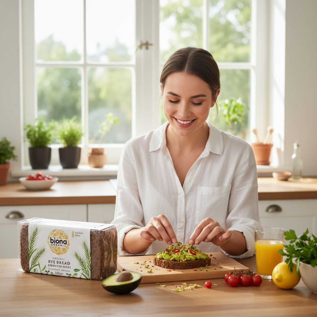 Pâine Integrală de Secară cu Semințe Germinate Vitality Bio Biona - Fără Drojdie, 500g 3