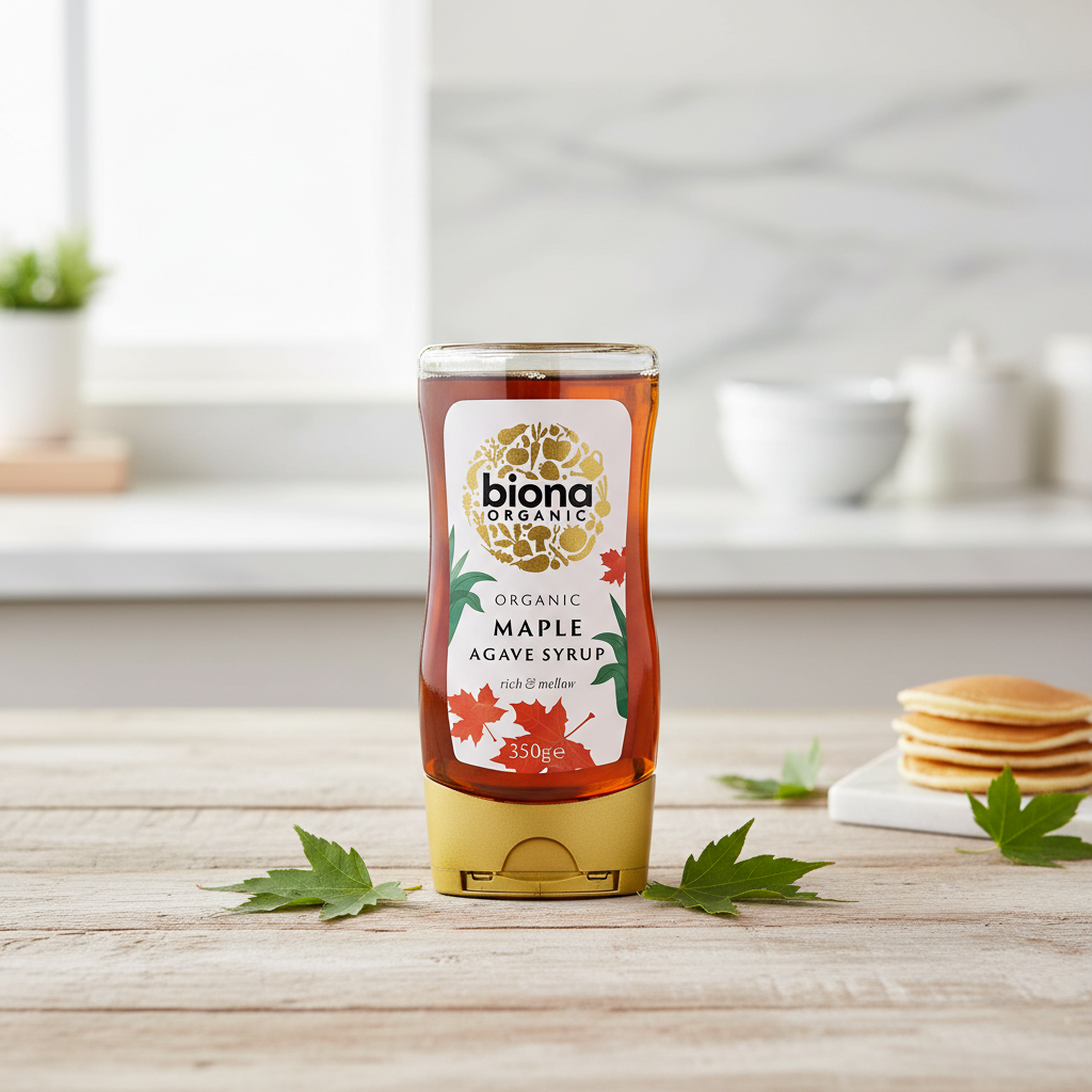 Sirop de Arțar și Agave Bio Biona – Îndulcitor Natural Premium (350g)