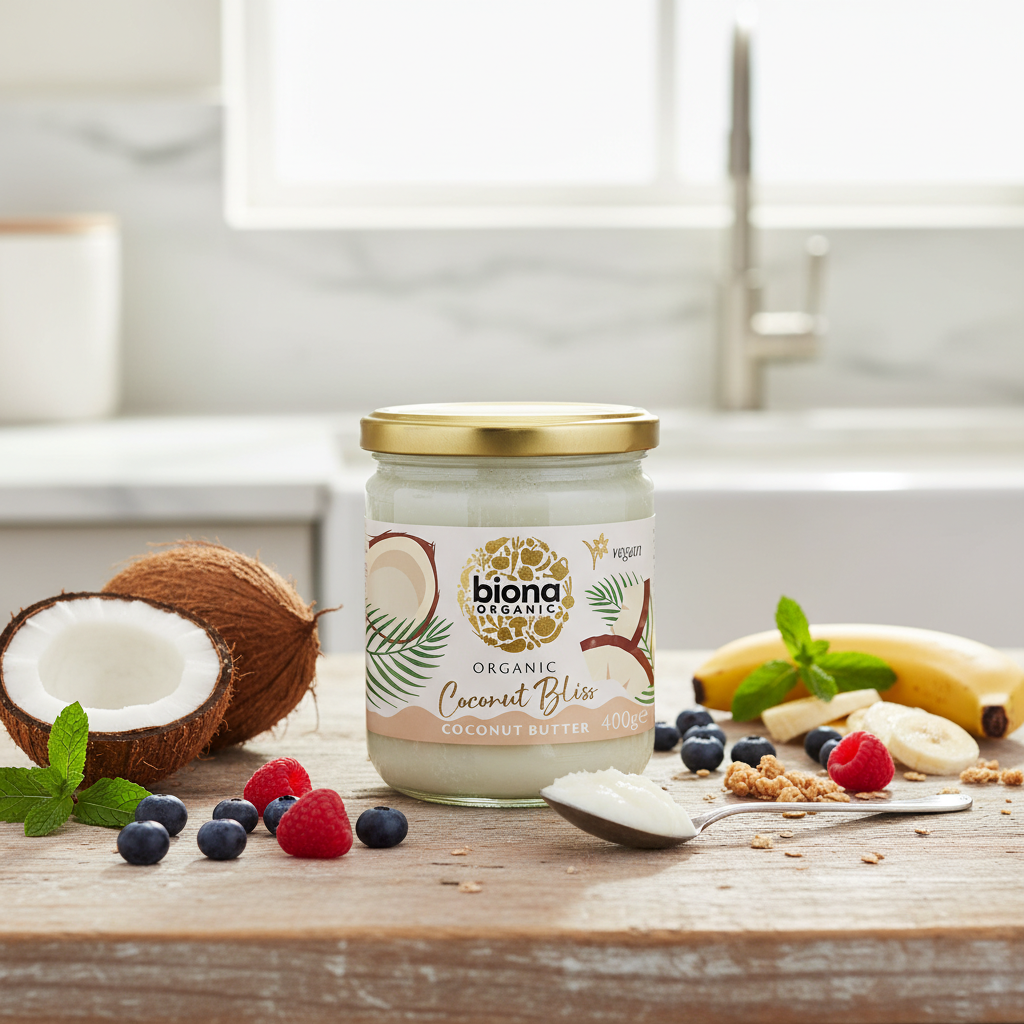 Unt de Cocos Ecologic Coconut Bliss Biona 400g - Cremă Fină 100% Naturală 2