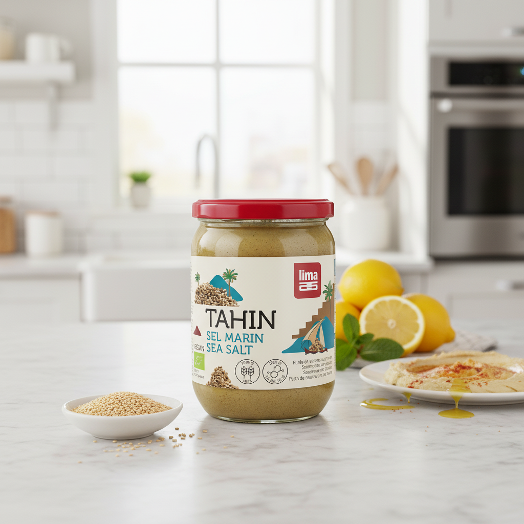 Tahini Bio din Susan Integral cu Sare de Mare - Lima 500g | Sursă Naturală de Proteine & Calciu 2