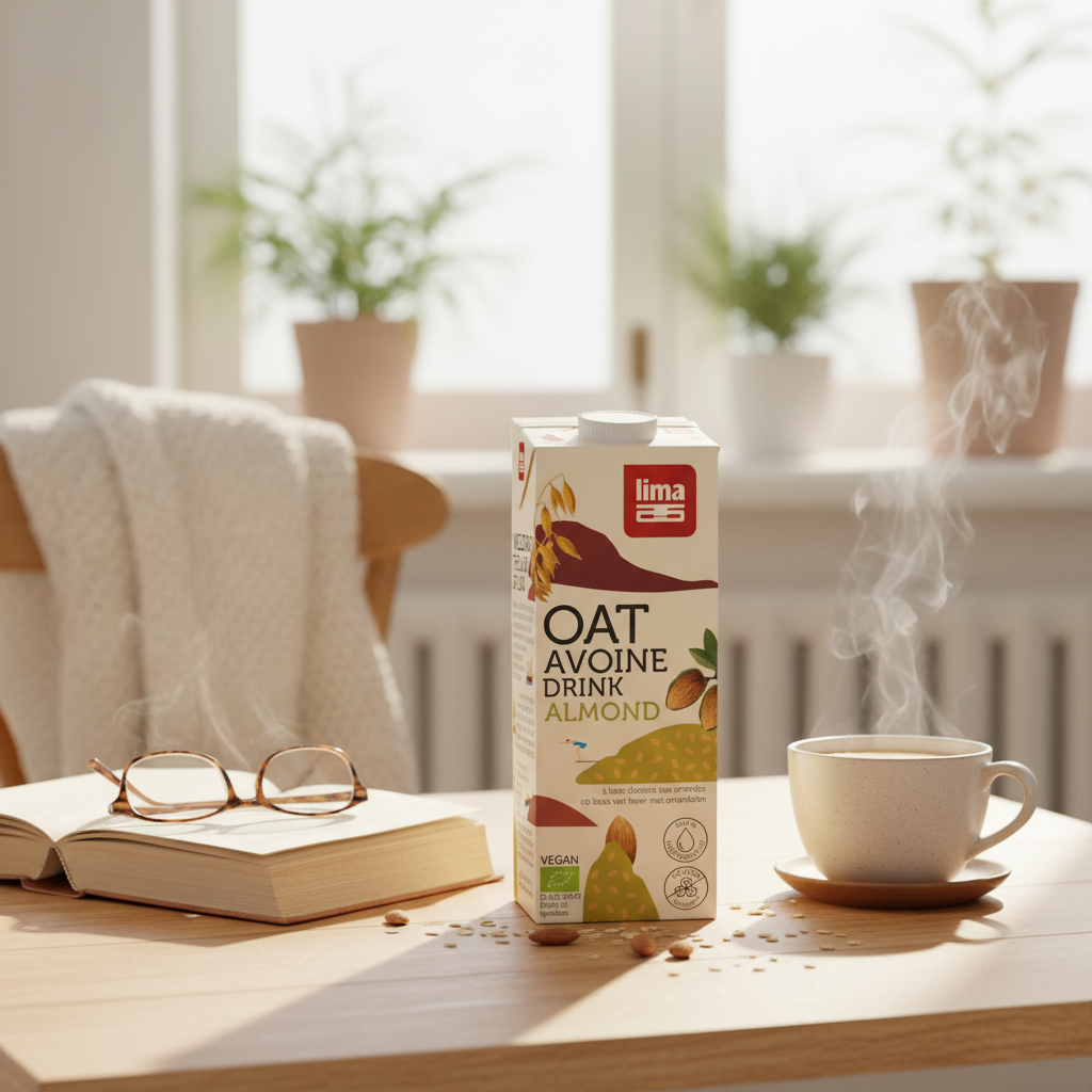 Băutură Vegetală Bio din Ovăz și Migdale Lima 1L - Alternativă Premium la Lapte 2
