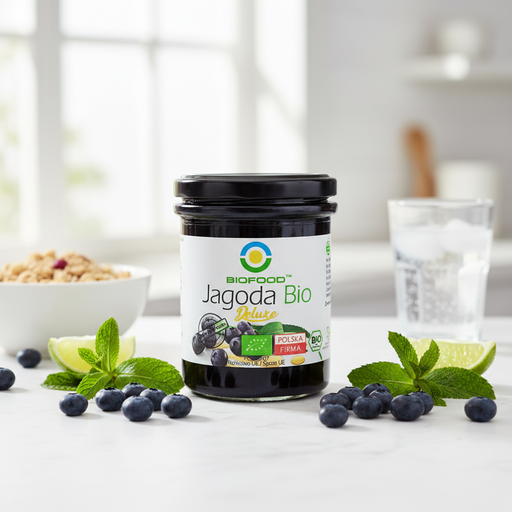 Afine de Pădure Întregi în Sirop de Agave Bio - Deliciu Natural Biofood 200g 2