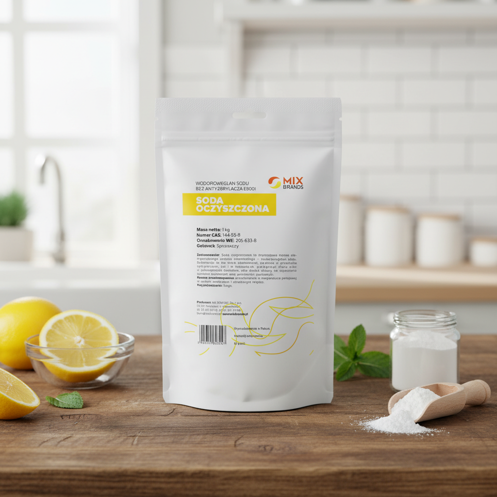 Bicarbonat de Sodiu Alimentar 1kg Mix Brands – Puritate și Versatilitate pentru Întreaga Casă