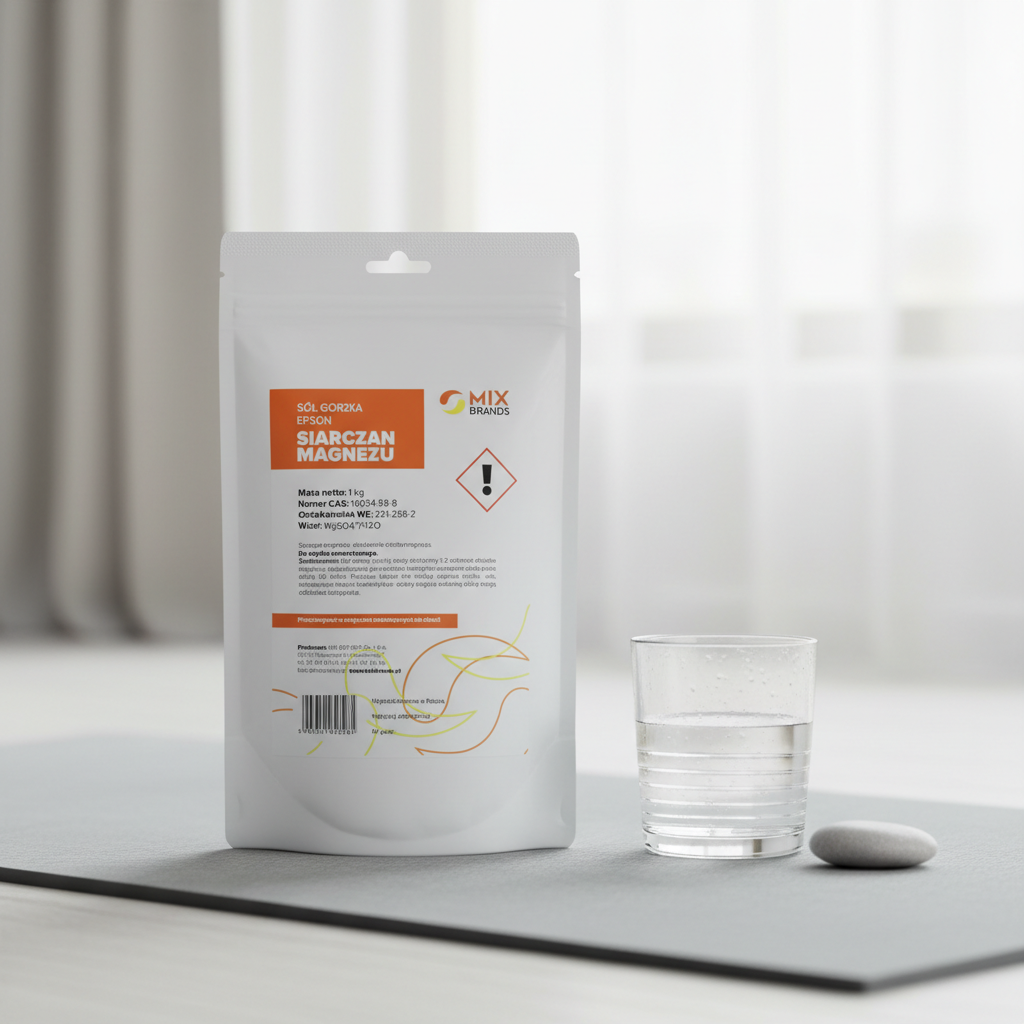 Sare Amară Epsom (Sulfat de Magneziu) pentru Relaxare Musculară și Detoxifiere - 1kg Mix Brands