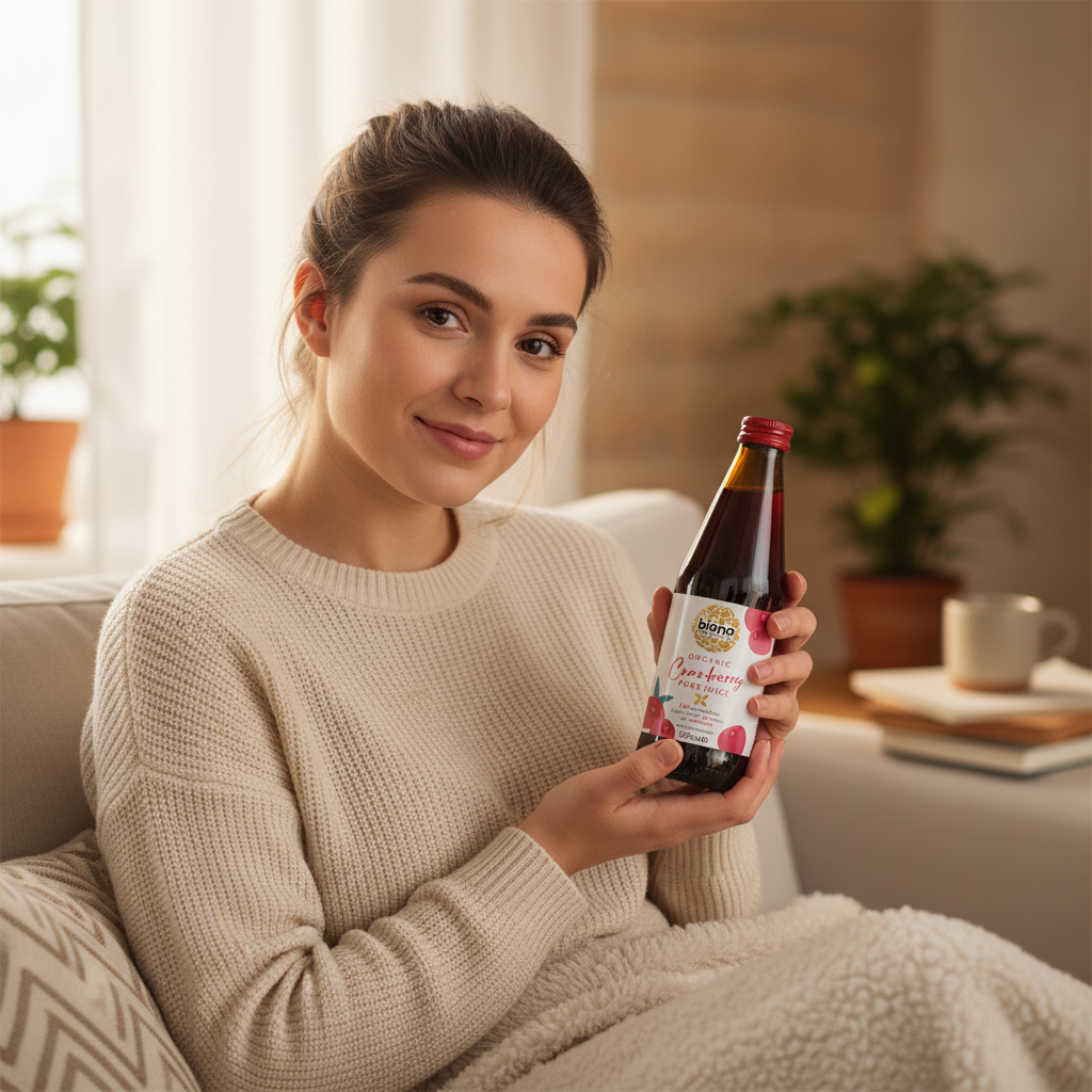 Suc de Merișoare Pur Ecologic Biona, 330ml – 100% Presat la Rece, Fără Zahăr Adăugat 3