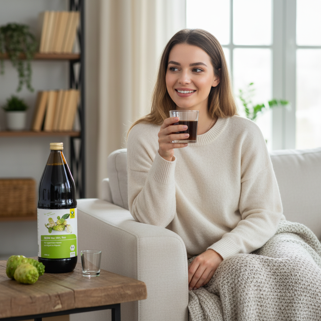 Suc de Noni Bio 100% Pur din Tahiti - Raab Vitalfood 1000ml | Sursă Naturală de Vitalitate 3