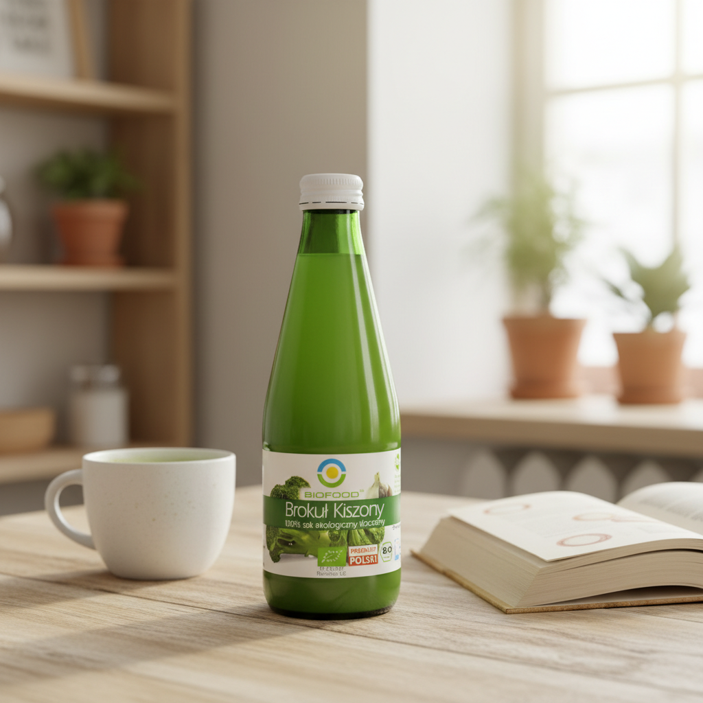 Suc de Broccoli Lactofermentat Bio NFC Biofood - Elixir Nutritiv cu Sulforafan 300ml