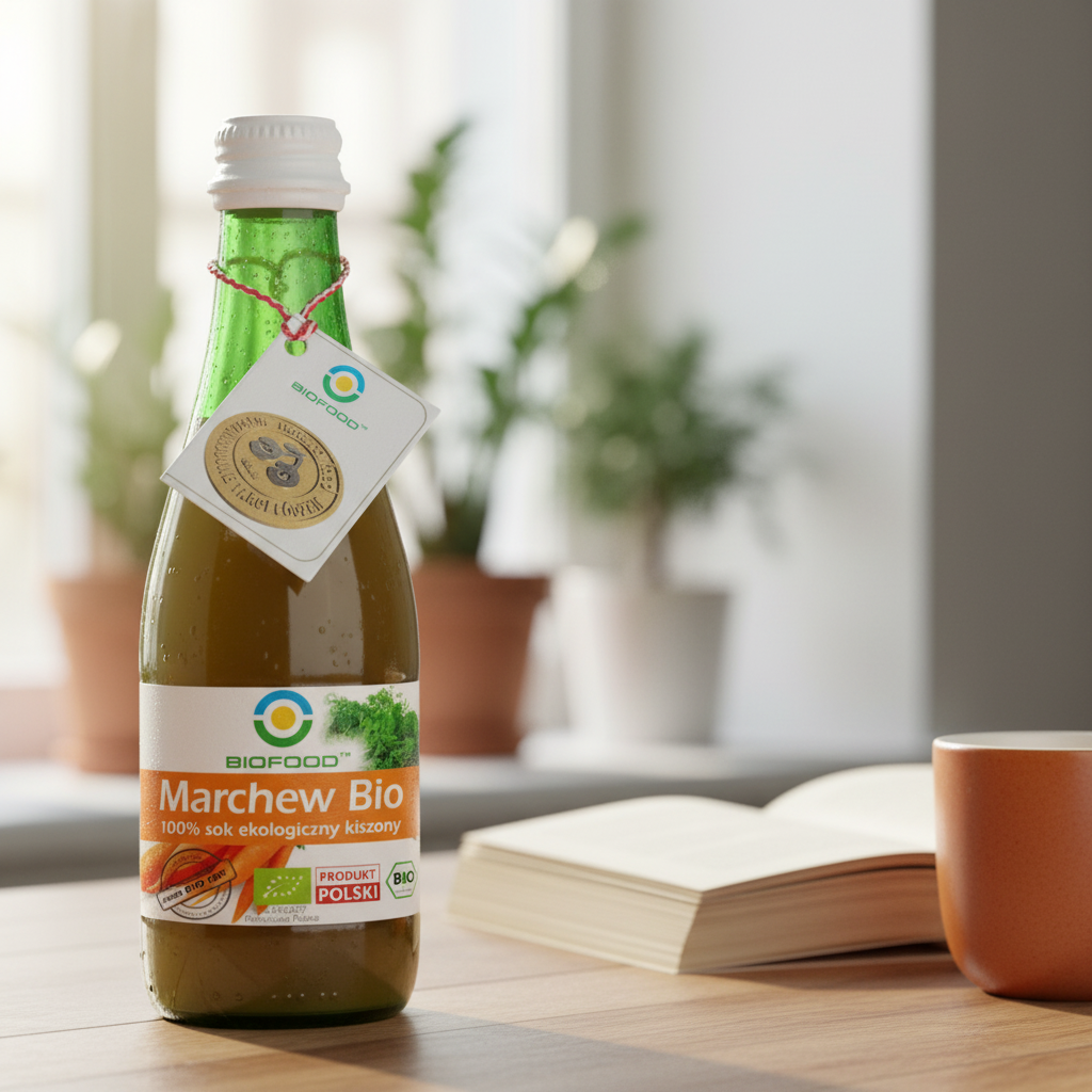 Suc de Morcovi Lactofermentați Bio 300ml Biofood - Sursă Naturală de Probiotice & Beta-Caroten